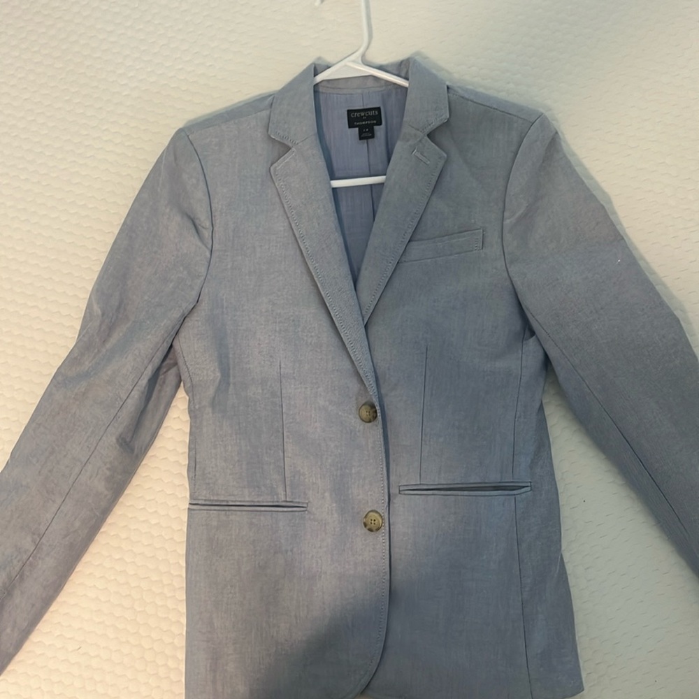 Crewcuts boys blazer in light blue